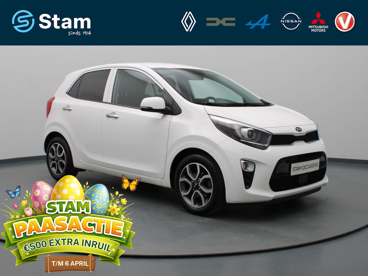 Kia Picanto - DPi 67pk DynamicPlusLine Airco | Camera | Cruise | Navi | Parkeersens. achter - AutoWereld.nl