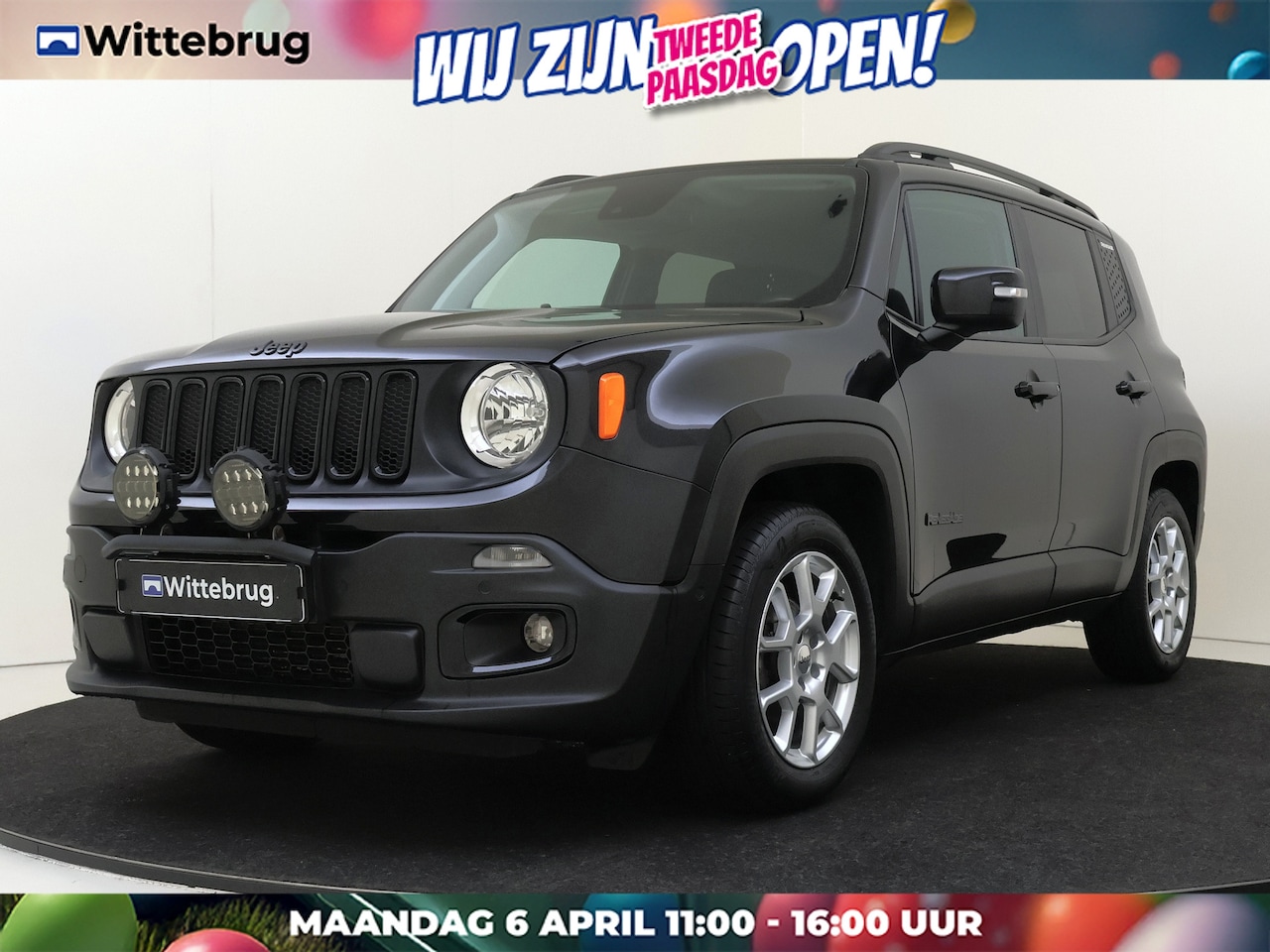 Jeep Renegade - 1.4 MultiAir Limited | Navigatie | Climate Control | Parkeerhulp Achter | - AutoWereld.nl