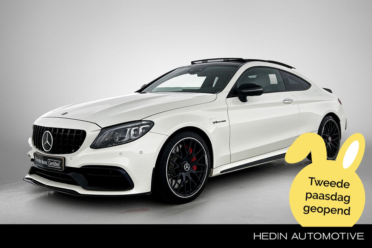 Mercedes-Benz C-klasse Coupé - C 63 S AMG Automaat | MANUFAKTUR | AMG Nightpakket | Panoramadak | Burmester Audio | Coman - AutoWereld.nl