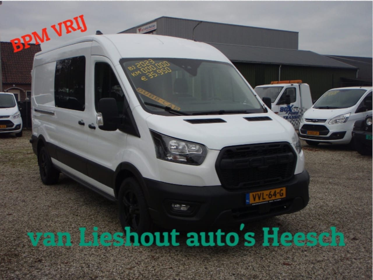 Ford Transit - 350L Trekhaak Dubbele Cabine groot scherm navi bj 23 - AutoWereld.nl