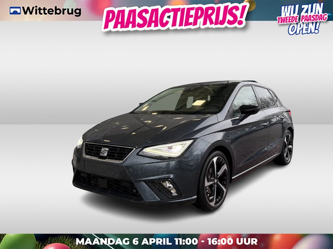 SEAT Ibiza - 1.5 TSI DSG FR / Panorama dak / Virtual cockpit / 18'' LMV / Navigatie / Carplay - AutoWereld.nl