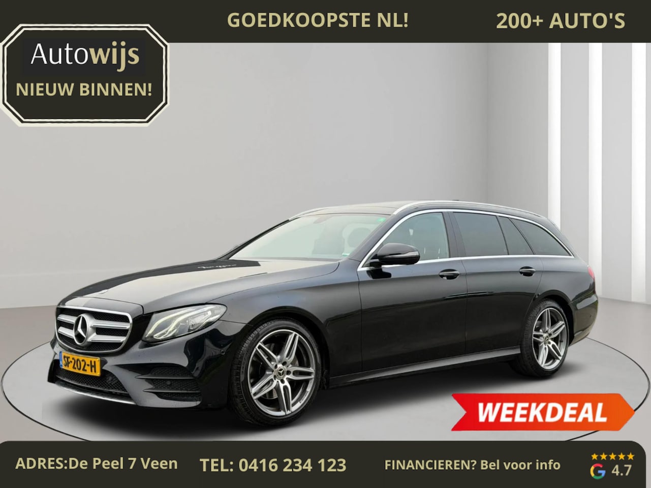 Mercedes-Benz E-klasse Estate - 200 Business Solution AMG LINE |PANO|TREKHAAK|CAMERA|LED - AutoWereld.nl