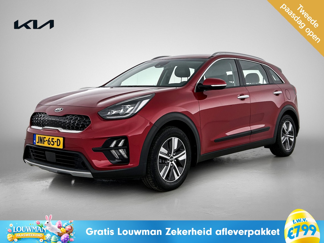 Kia Niro - 1.6 GDi Hybrid DynamicPlusLine Limited Full LED | Half Eco-Leder | Stoel/stuurverwarming K - AutoWereld.nl