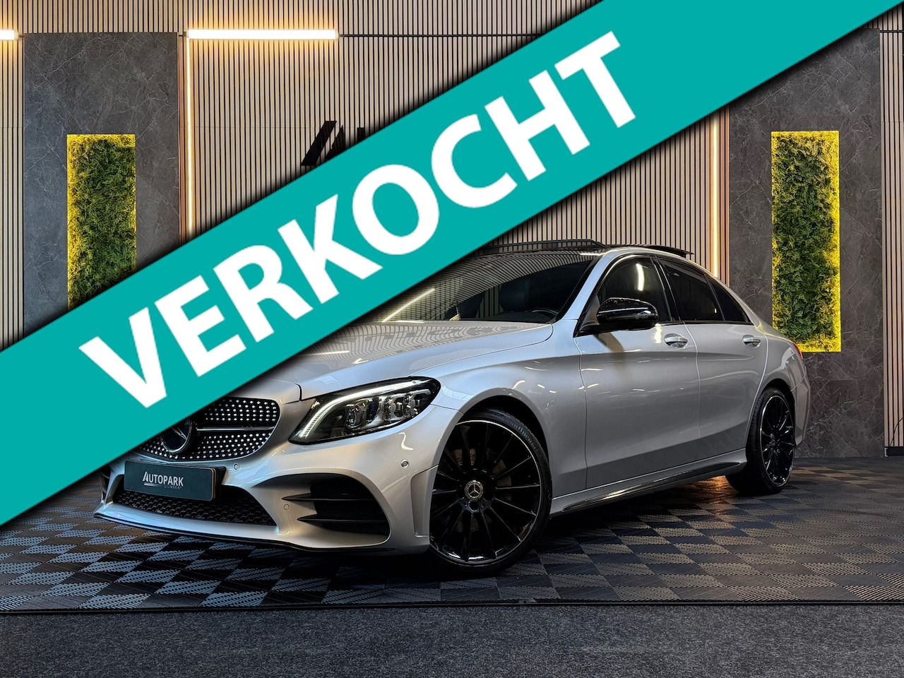 Mercedes-Benz C-klasse - 180 Business Solution |AMG|PANO|360CAM|SFEERVERLICHTING|NIGHTPAKKET|NAP|VOL! - AutoWereld.nl