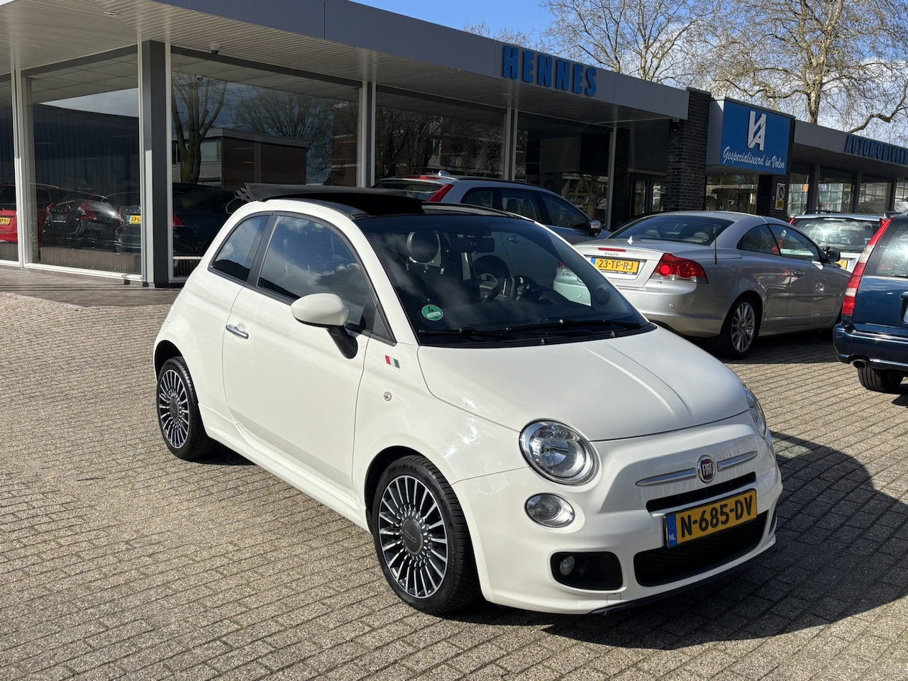 Fiat 500 C - 0.9 TwinAir 500S Cabrio ECC - AutoWereld.nl