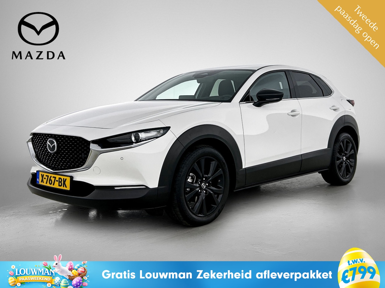 Mazda CX-30 - 2.0 e-SkyActiv-X M Hybrid Homura | Trekhaak | Parkeersensoren | Camera | Navigatie | Mazda - AutoWereld.nl