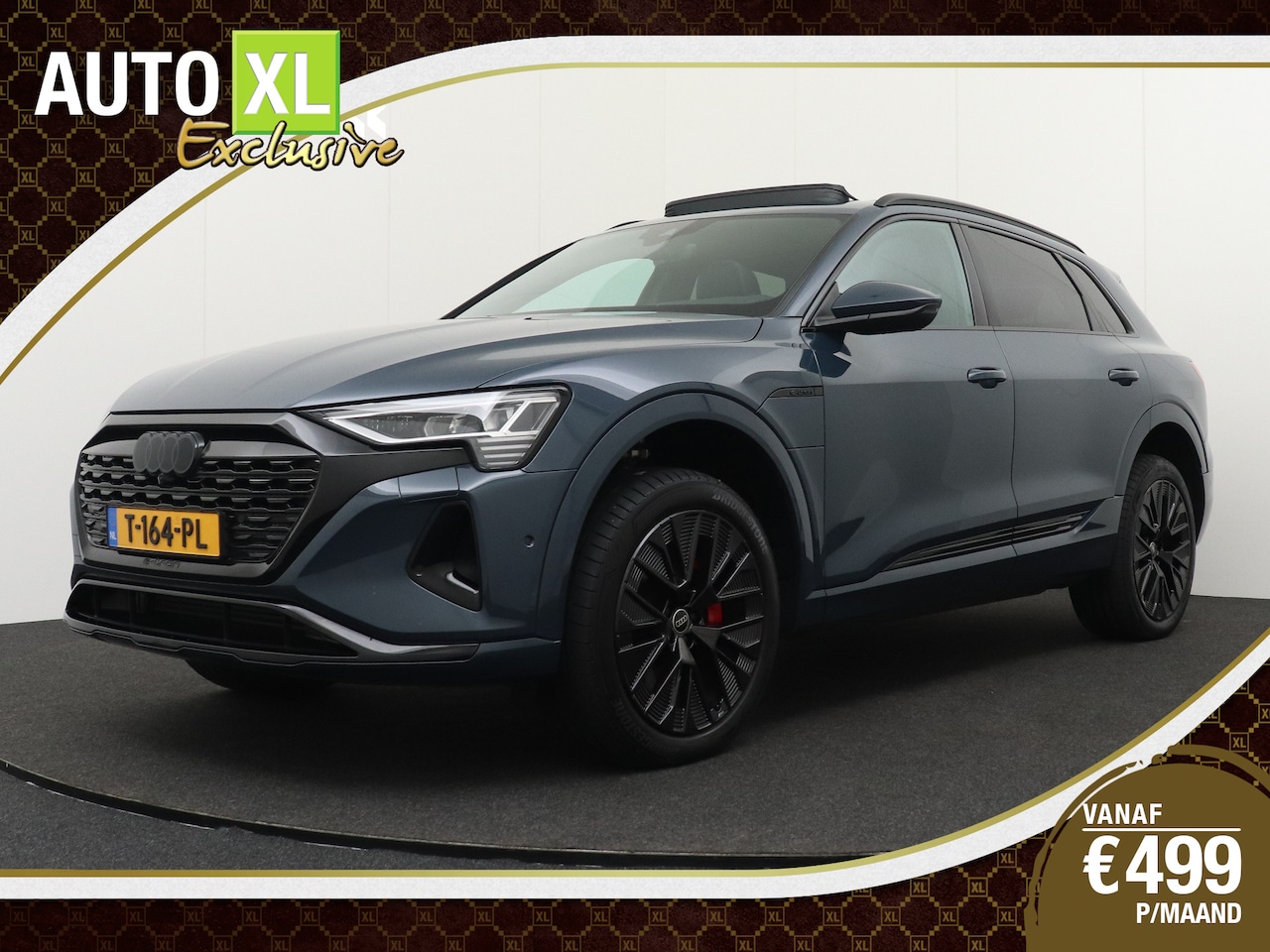 Audi Q8 e-tron - Quattro Advanced 95 kWh (97%SOH) S-Line/Sportstoele Pano-dak B&O - AutoWereld.nl