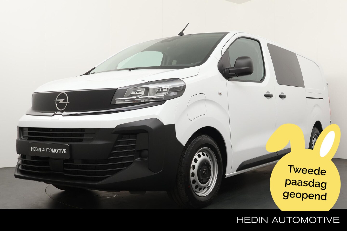 Opel Vivaro - L3 50 kWh Dubbele Cabine 6 Pers! | Nieuw! | 2x Schuifdeur! | Navigatie via app | Camera | - AutoWereld.nl