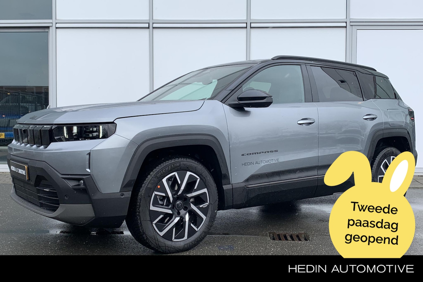 Jeep Compass - First Edition 74 kWh | Nu bij ons te bezichtigen! | 360gr. camera | All season / 19 inch | - AutoWereld.nl