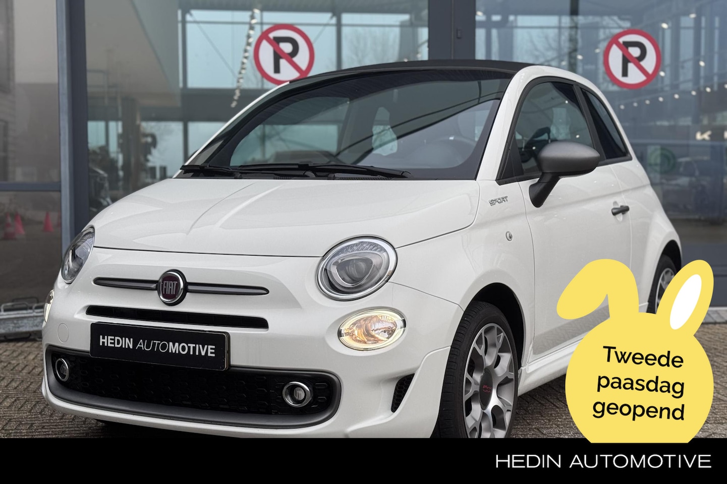 Fiat 500 - 1.0 Hybrid Sport | CABRIO | Navigatie via App | Climate Control | Cruise Control | Apple C - AutoWereld.nl
