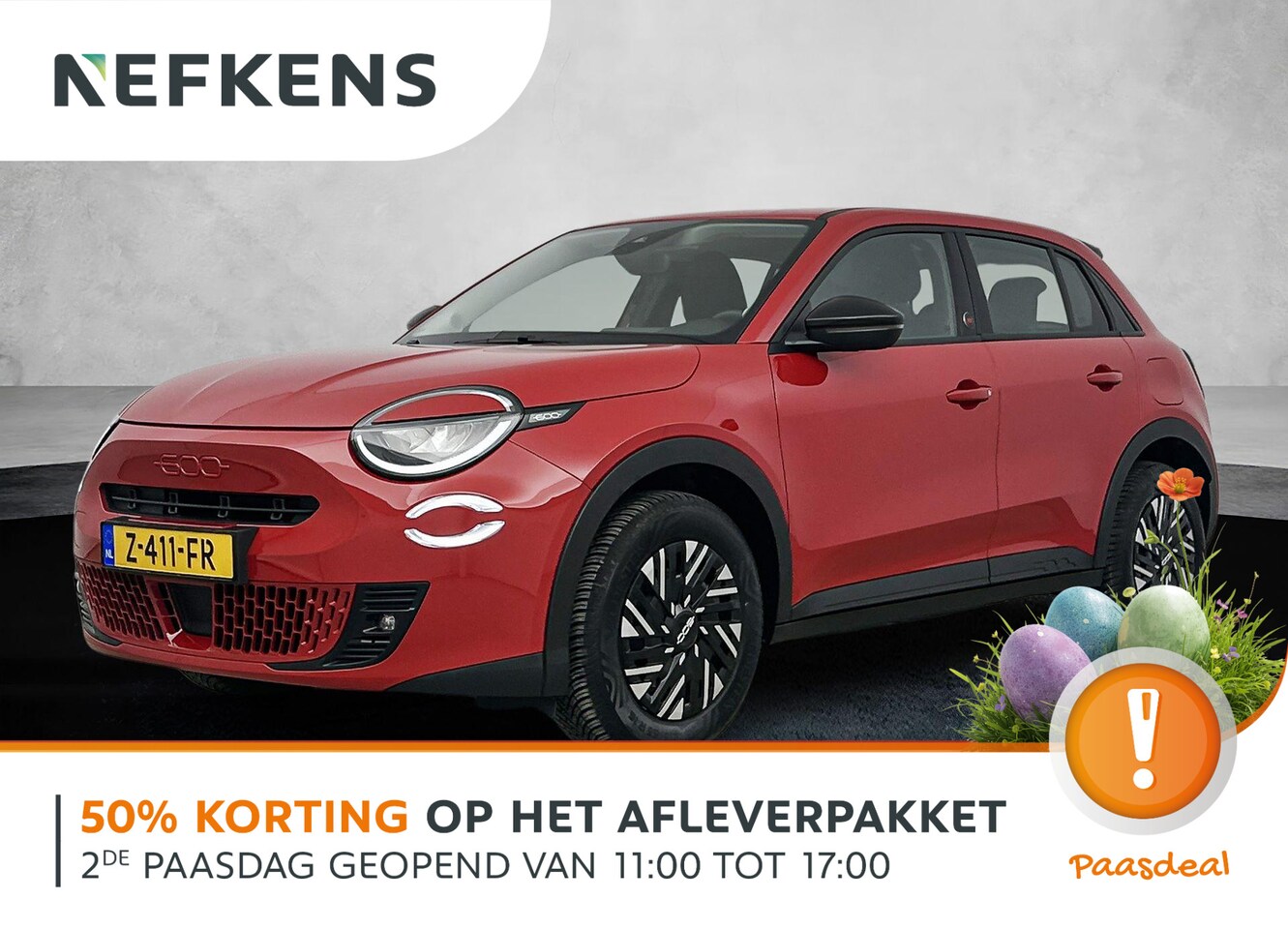 Fiat 600e - RED 54 kWh 156pk | Apple Carplay / Android Auto | Cruise Control | Parkeersensoren - AutoWereld.nl