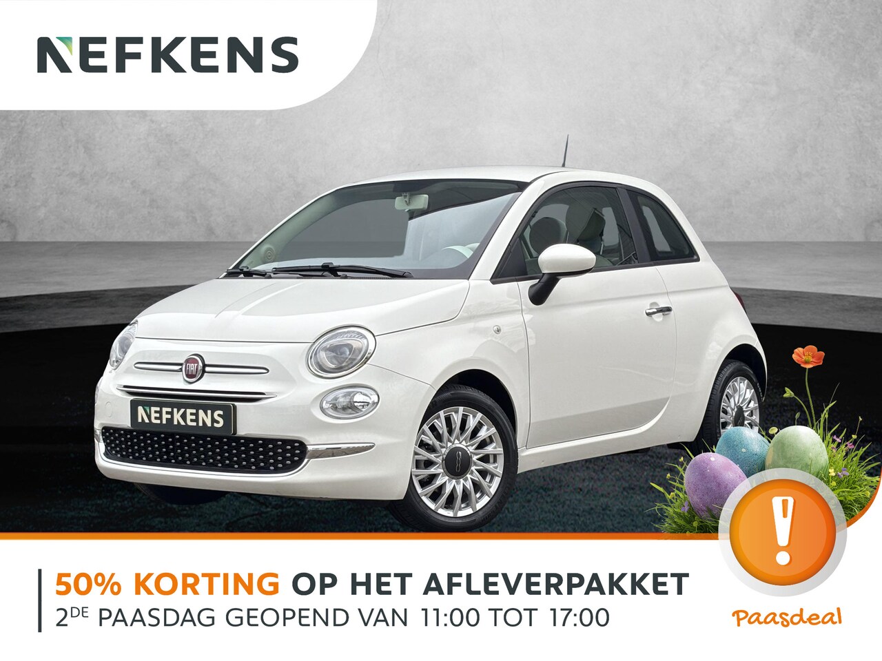 Fiat 500 - 1.0 Hybrid Lounge | 1ste eigenaar | AppleCarPlay/Android | Airco | Cruise Control | 15" LM - AutoWereld.nl