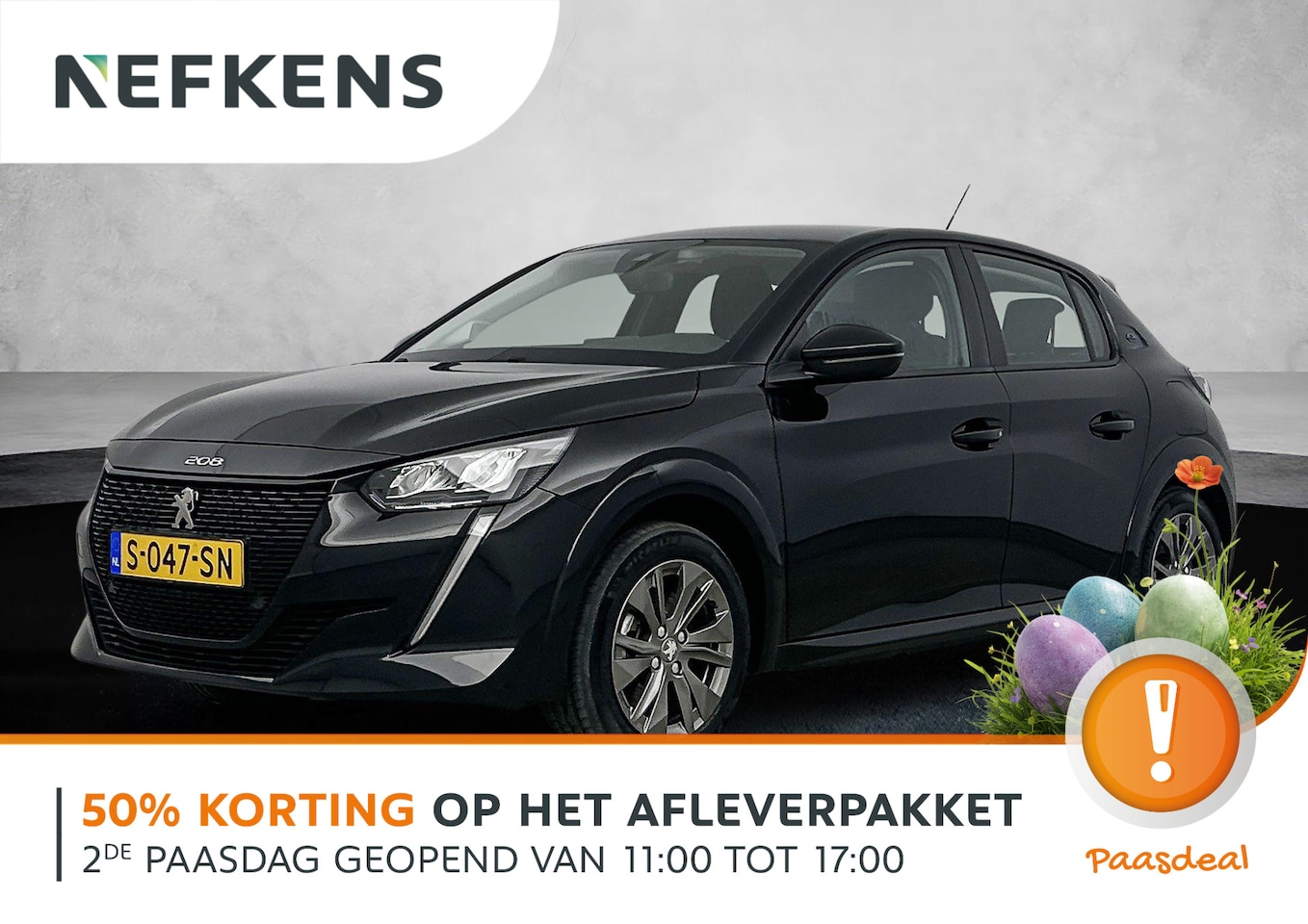 Peugeot e-208 - Active Pack 50kWh | 1ste eigenaar | 97% SOH | Parkeersensoren | Navigatie | 16"LMV | Clima - AutoWereld.nl