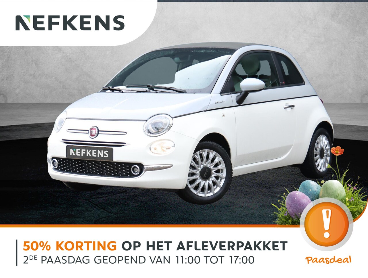 Fiat 500 C - 1.0 Hybrid Dolcevita Cabrio | Navigatie | Beats Audio | Parkeersensoren achter - AutoWereld.nl