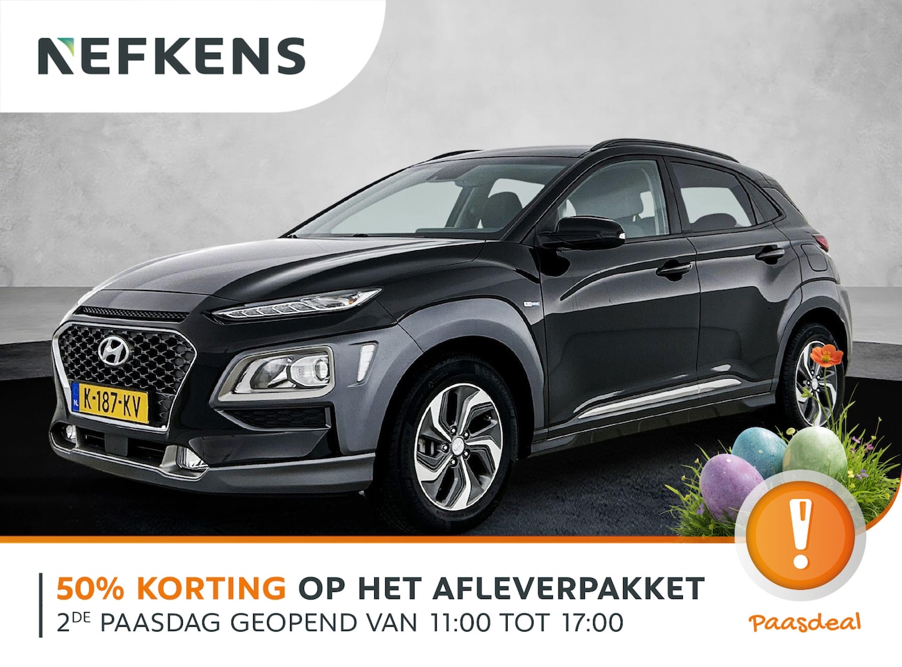 Hyundai Kona - 1.6 GDI HEV Fashion | 1ste eigenaar | Camera | Dodehoekdetectie | Keyless | AUTOMAAT | Nav - AutoWereld.nl