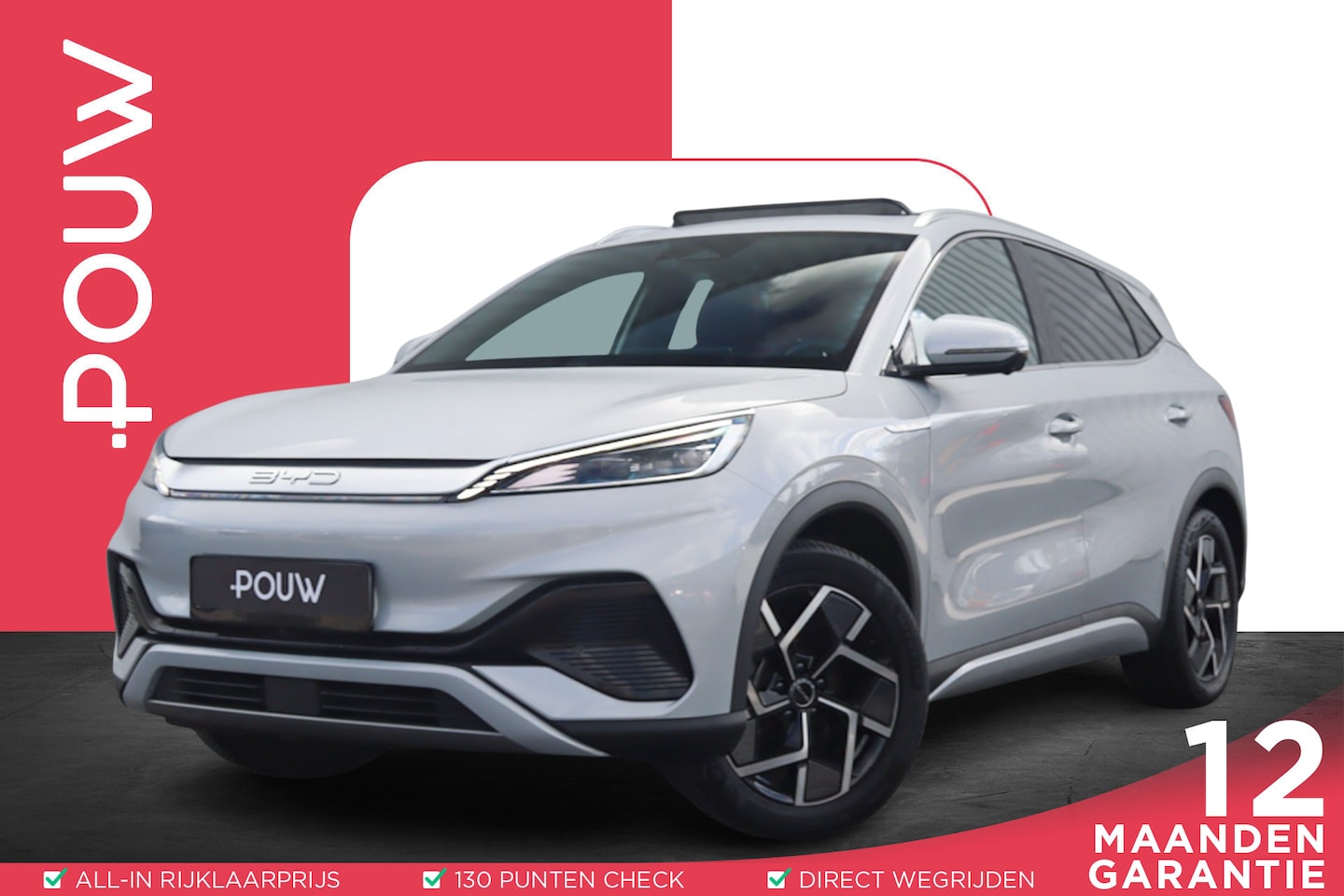 BYD Atto 3 - 204pk Design 60 kWh | SoH 92% | Panoramadak | Trekhaak | Rondomzicht Camera - AutoWereld.nl