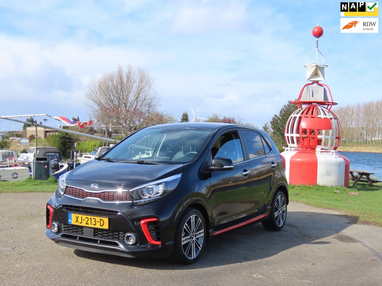 Kia Picanto - 1.0 T-GDI GT-Line *1e EIG *Keyless *Carplay *Leer *Camera *Navi *DealerService - AutoWereld.nl