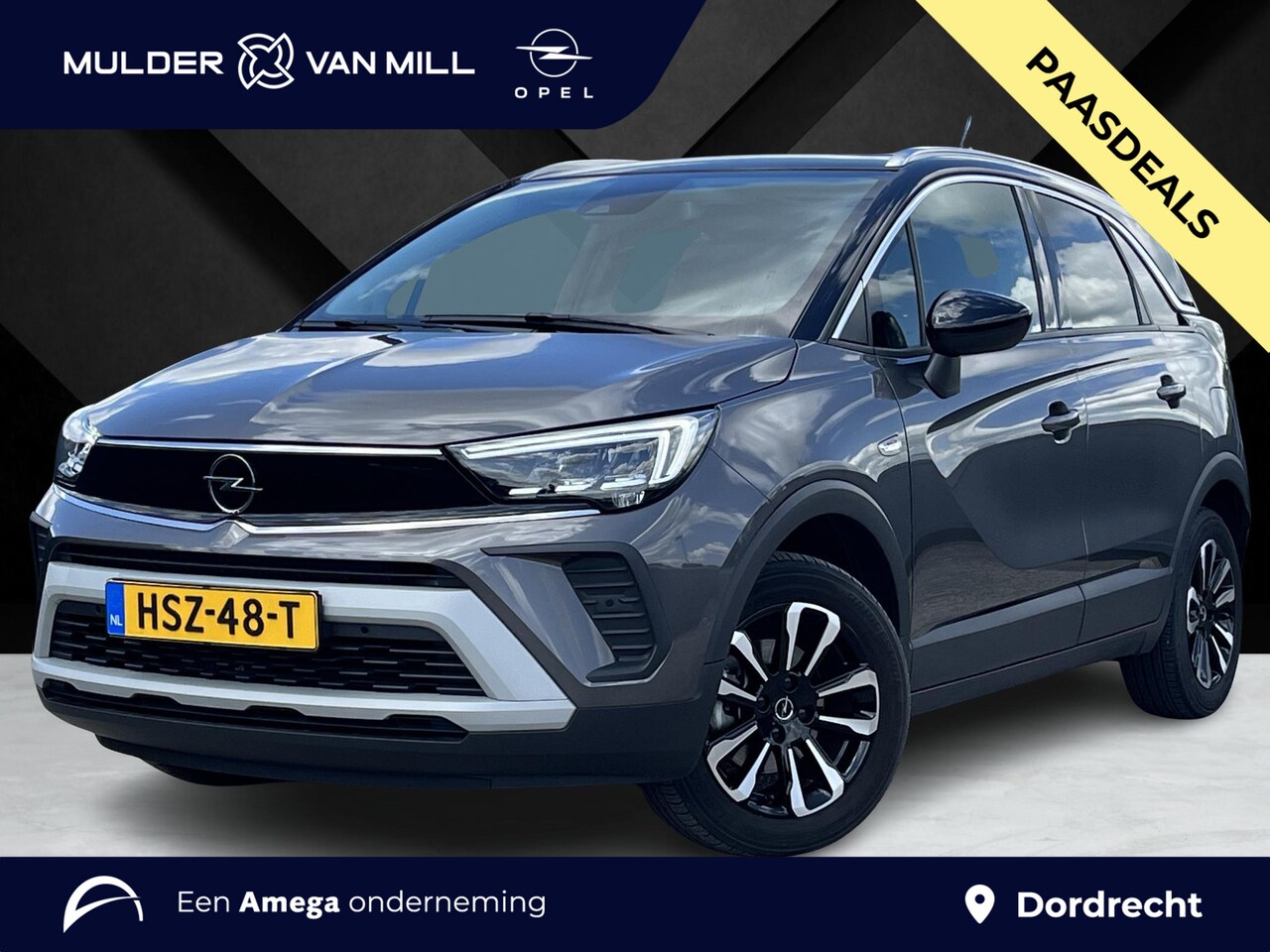 Opel Crossland - Elegance 1.2 Turbo 110pk | PANODAK | 180° CAMERA | NAVI PRO | DODEHOEKBEW. | ISOFIX | PARK - AutoWereld.nl