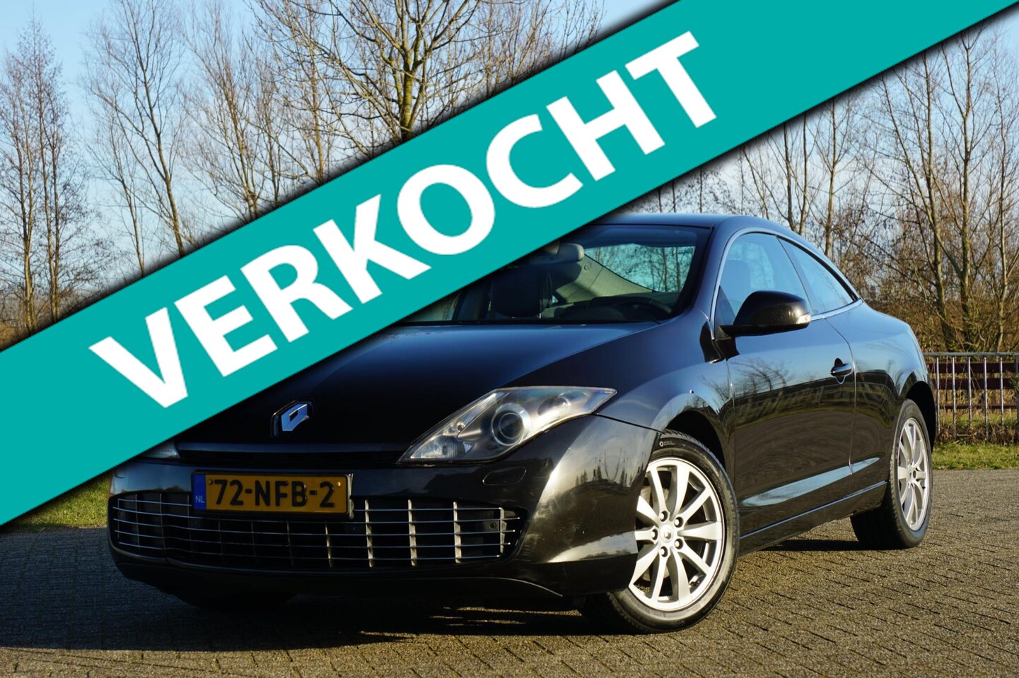 Renault Laguna Coupé - 2.0 16V T Dynamique AUTOMAAT | Noir Etoile | Leder/Xenon/Navi/Cruise/Clima - Keurig! - AutoWereld.nl