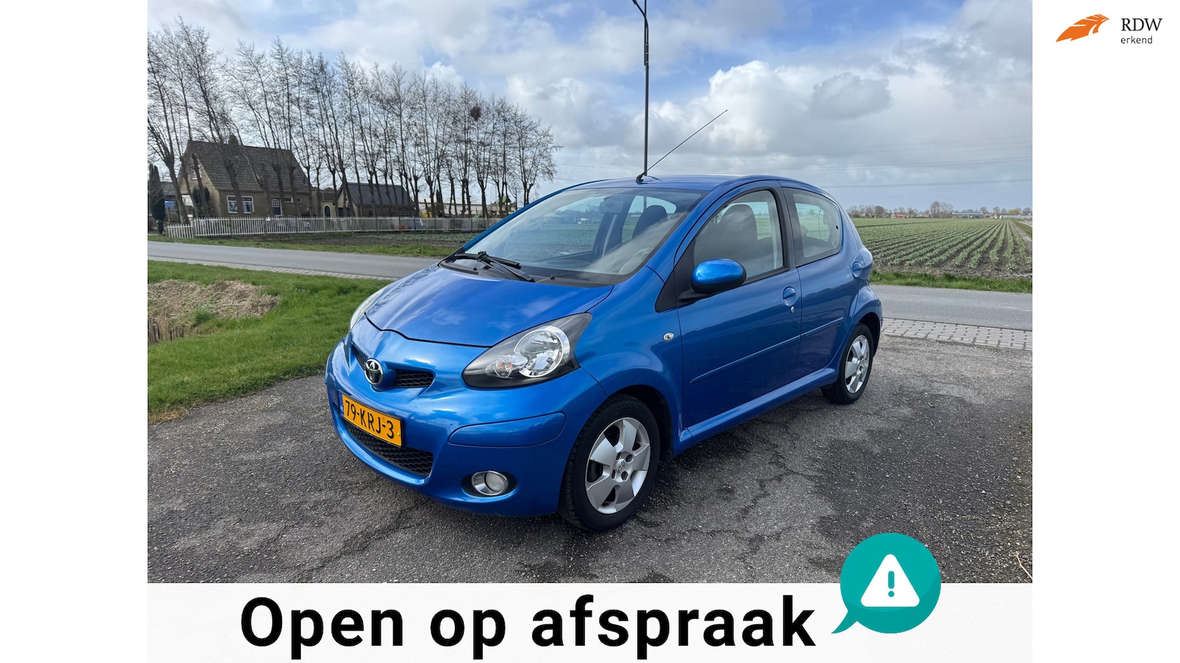 Toyota Aygo - 1.0-12V Dynamic Blue automaat 5DRS AIRCO - AutoWereld.nl