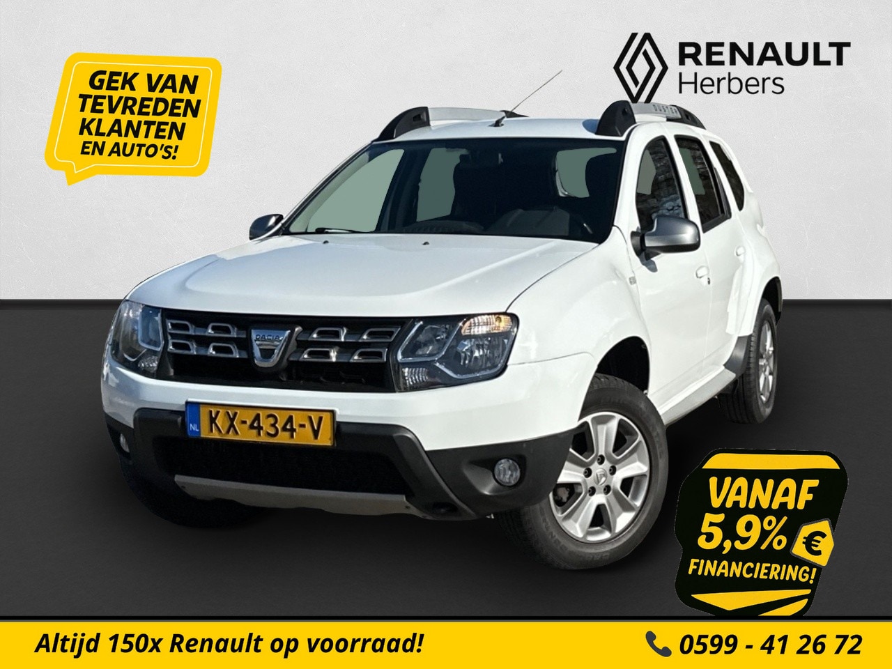 Dacia Duster - 1.2 TCe 4x2 Lauréate CAMERA / TREKHAAK / CRUISE / AIRCO - AutoWereld.nl