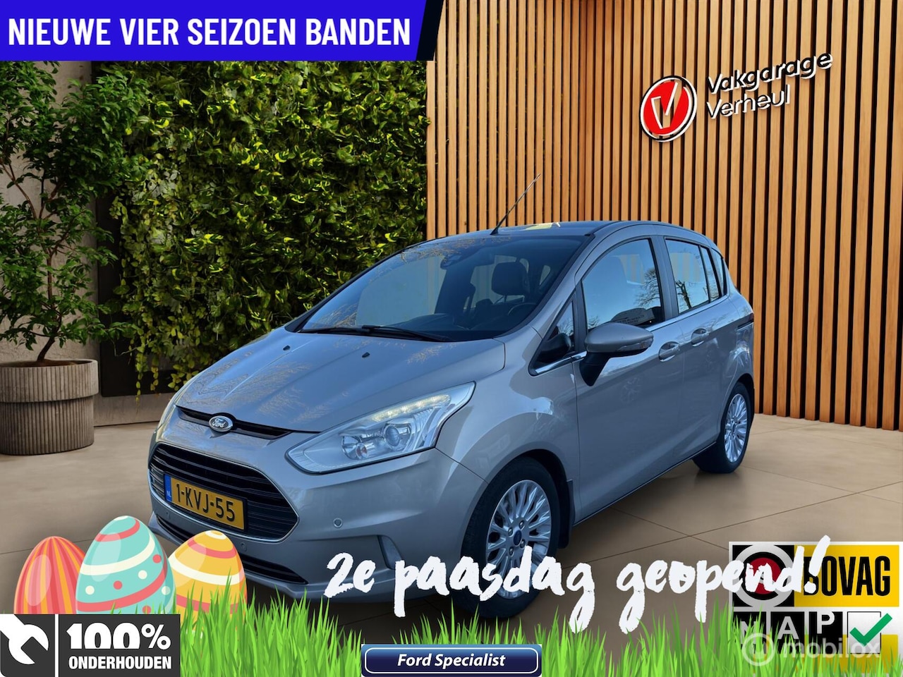 Ford B-Max - 1.0 EcoBoost Titanium|Navi|Camera|Nap|Boekjes - AutoWereld.nl