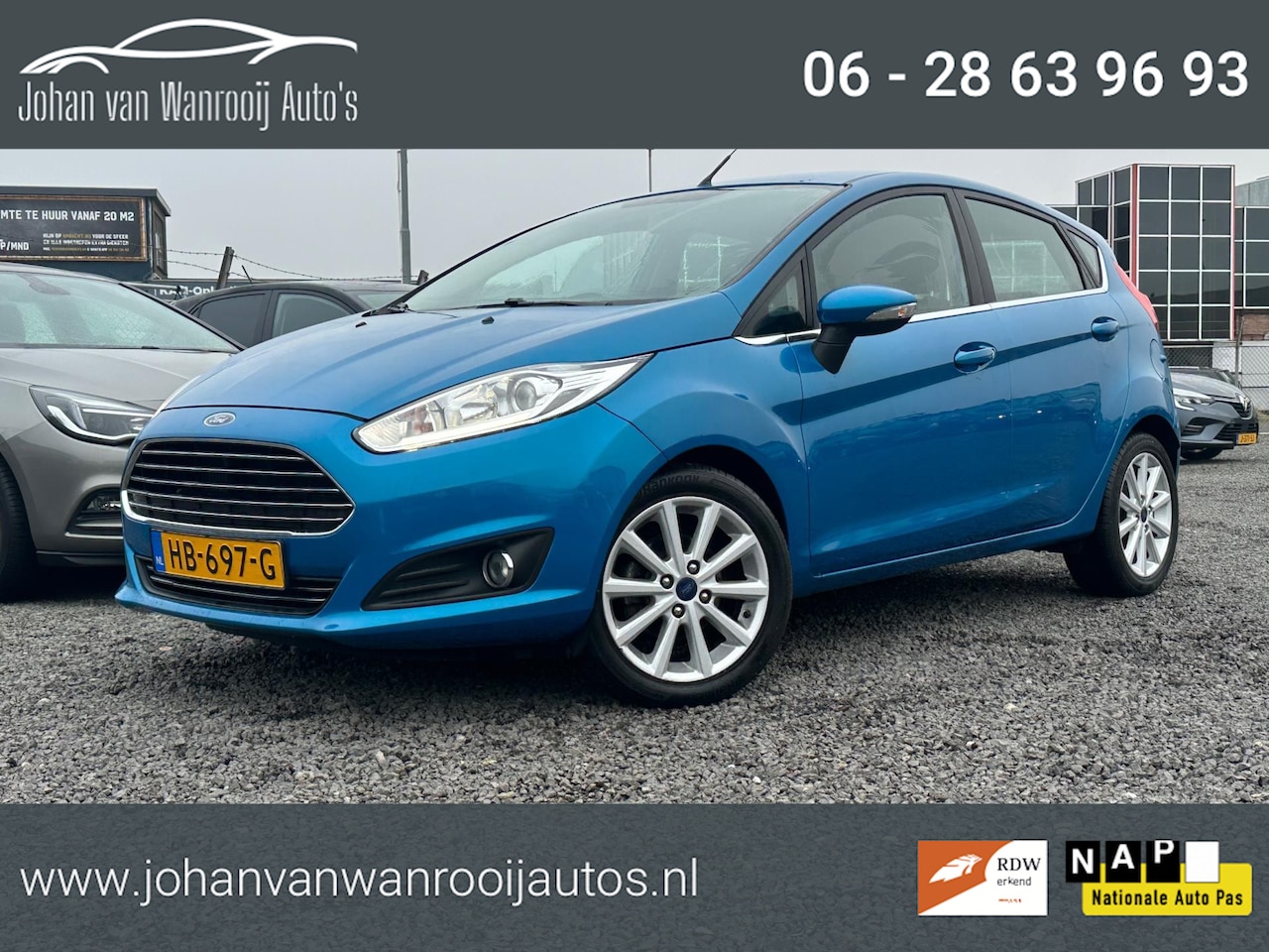 Ford Fiesta - 1.0 EcoBoost Titanium/AIRCO/NAVI/NW APK - AutoWereld.nl