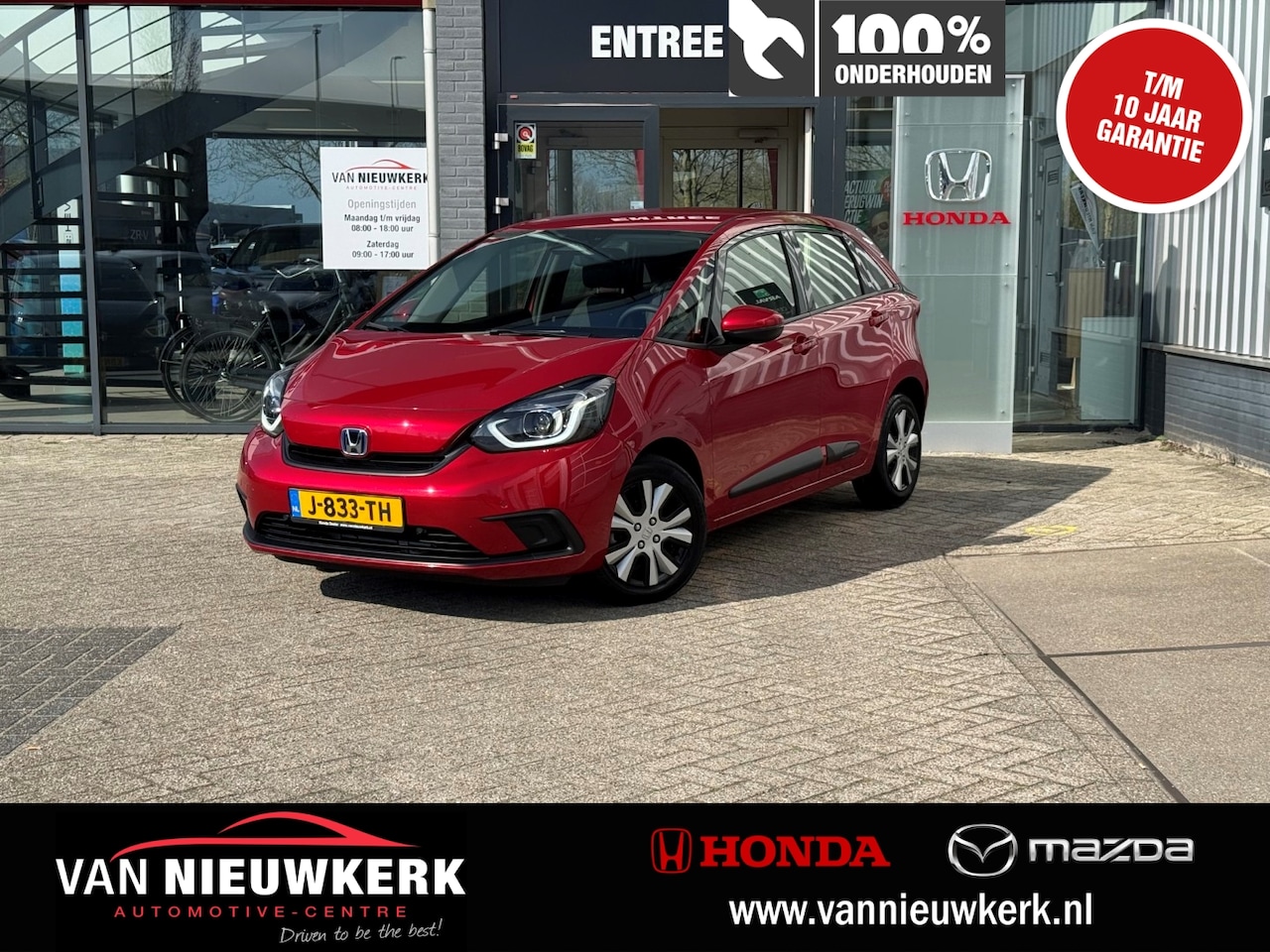 Honda Jazz - 1.5 i-MMD 109pk Hybrid Automaat Elegance | CARPLAY | Stoelverwarming | Cruise | Clima | NL - AutoWereld.nl