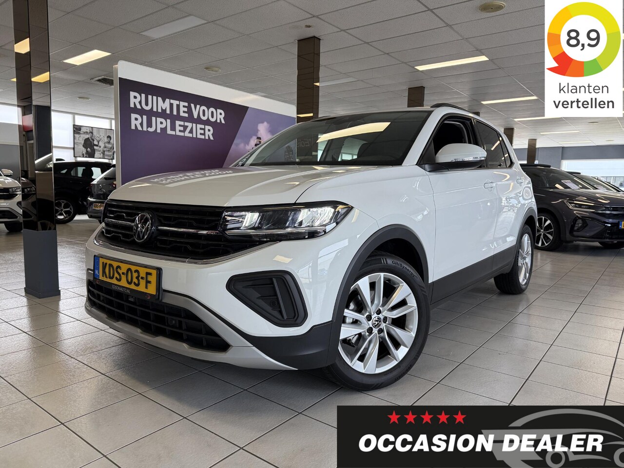 Volkswagen T-Cross - 1.0 TSI 116PK Life Edition *CAM*APP*CLIMATE*KEYL* - AutoWereld.nl