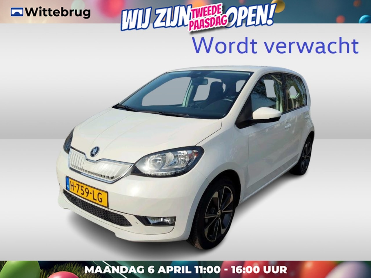 Skoda Citigo e-iV - EV Style Comfort Parkeersensoren / Stoelverwarming / Airco(Clima) / 16"LM velgen / Bluetoo - AutoWereld.nl