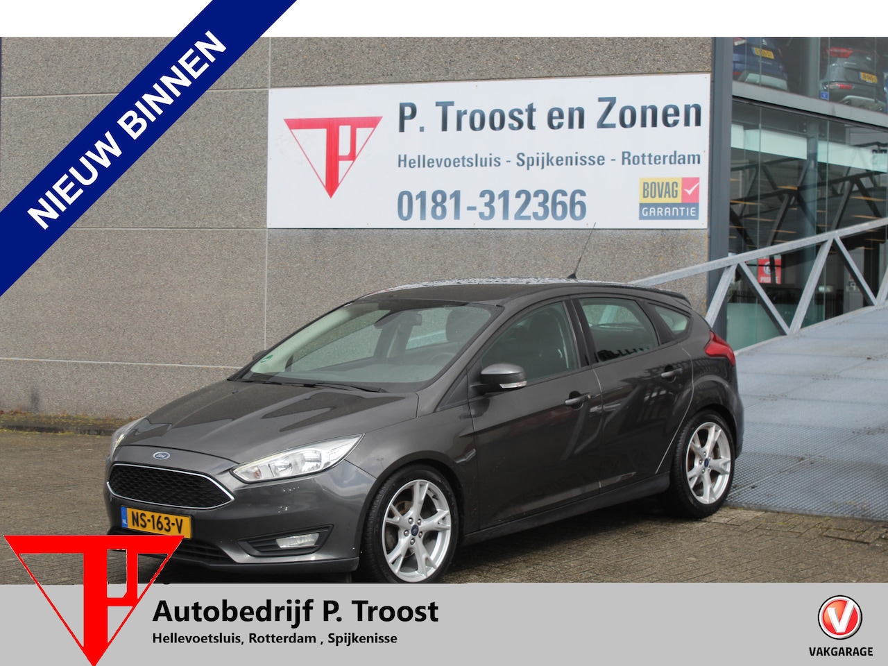 Ford Focus - 1.0 Lease Edition Cruise control/Navigatie/Bluetooth/Parkeersensoren achter/Climate contro - AutoWereld.nl