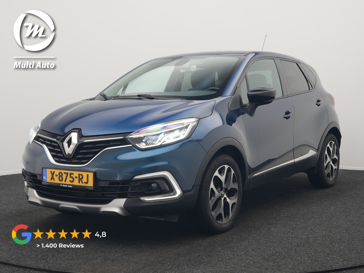 Renault Captur - 1.2 TCe Intens Automaat 120pk | Trekhaak | Camera | LED Koplampen | Stoelverwarming | Keyl - AutoWereld.nl