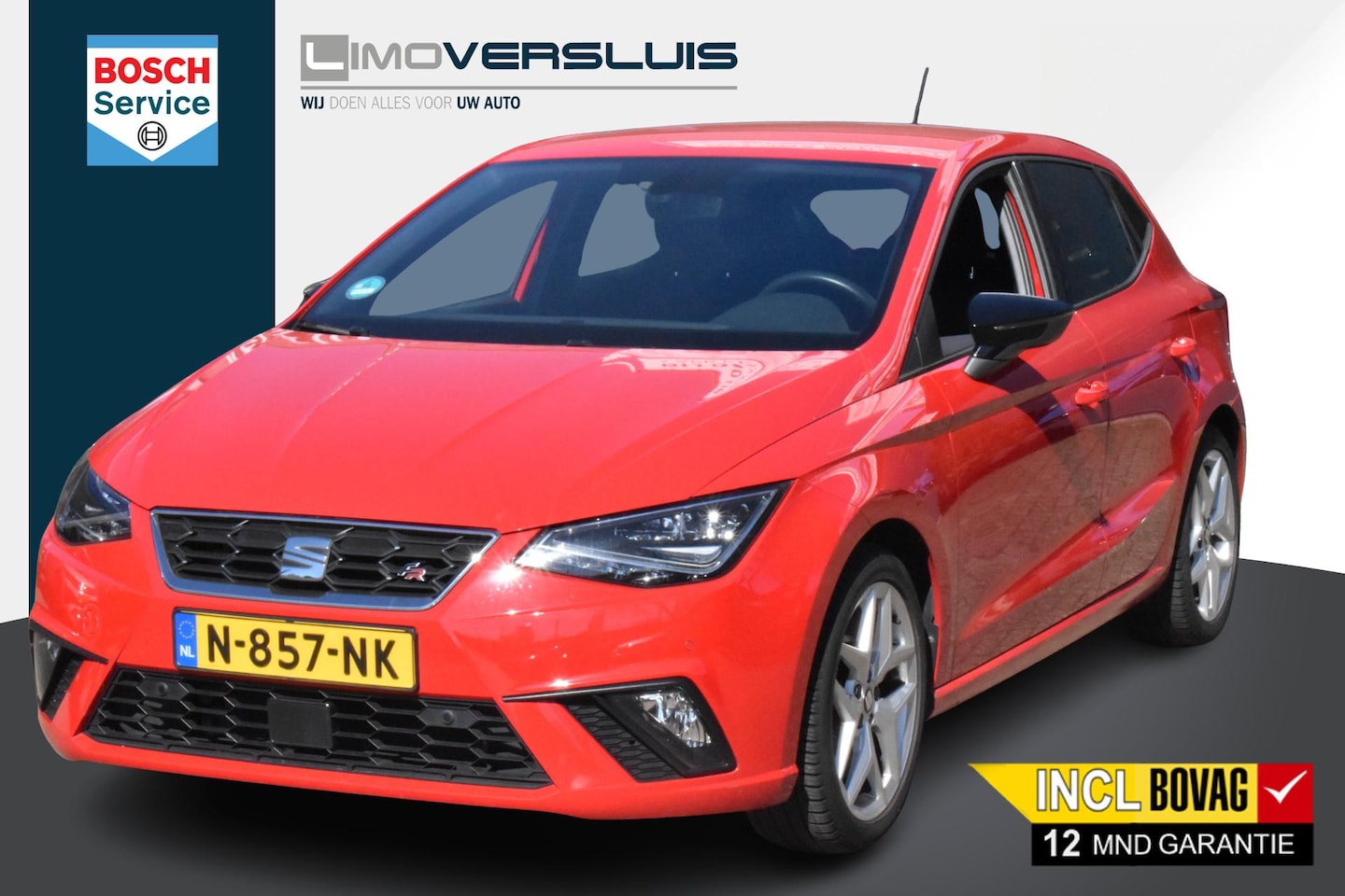 SEAT Ibiza - 1.0 TSI FR Business Intense Plus | Keyless | Digitaal Dashboard | Navi | Camera | 12 mnd B - AutoWereld.nl