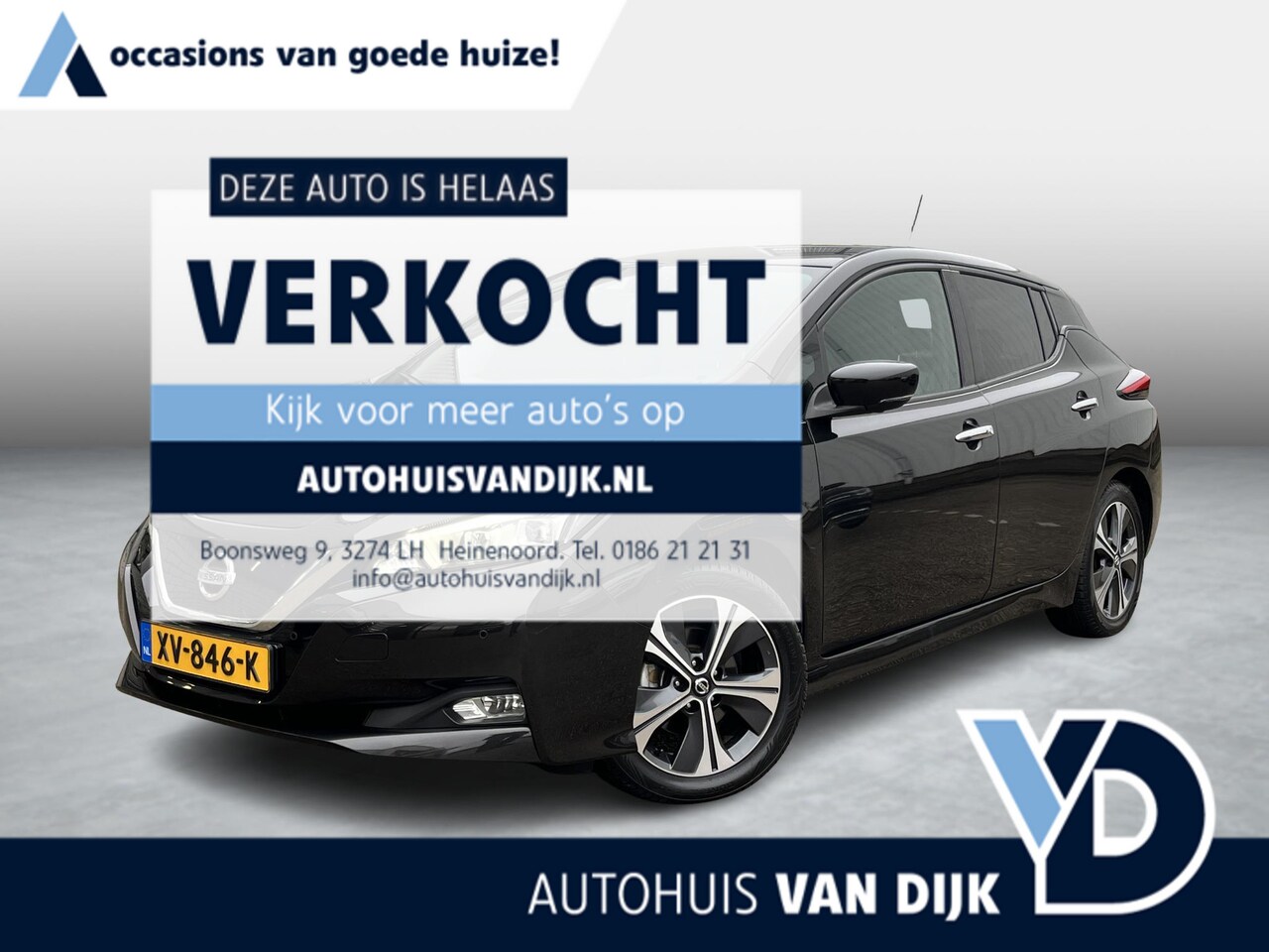Nissan LEAF - Tekna 40 kWh | NL Auto/2e Eig./SOH 95%/Voll.Historie/Leder/Navi/Adapt.Cruise/Clima/Apple C - AutoWereld.nl