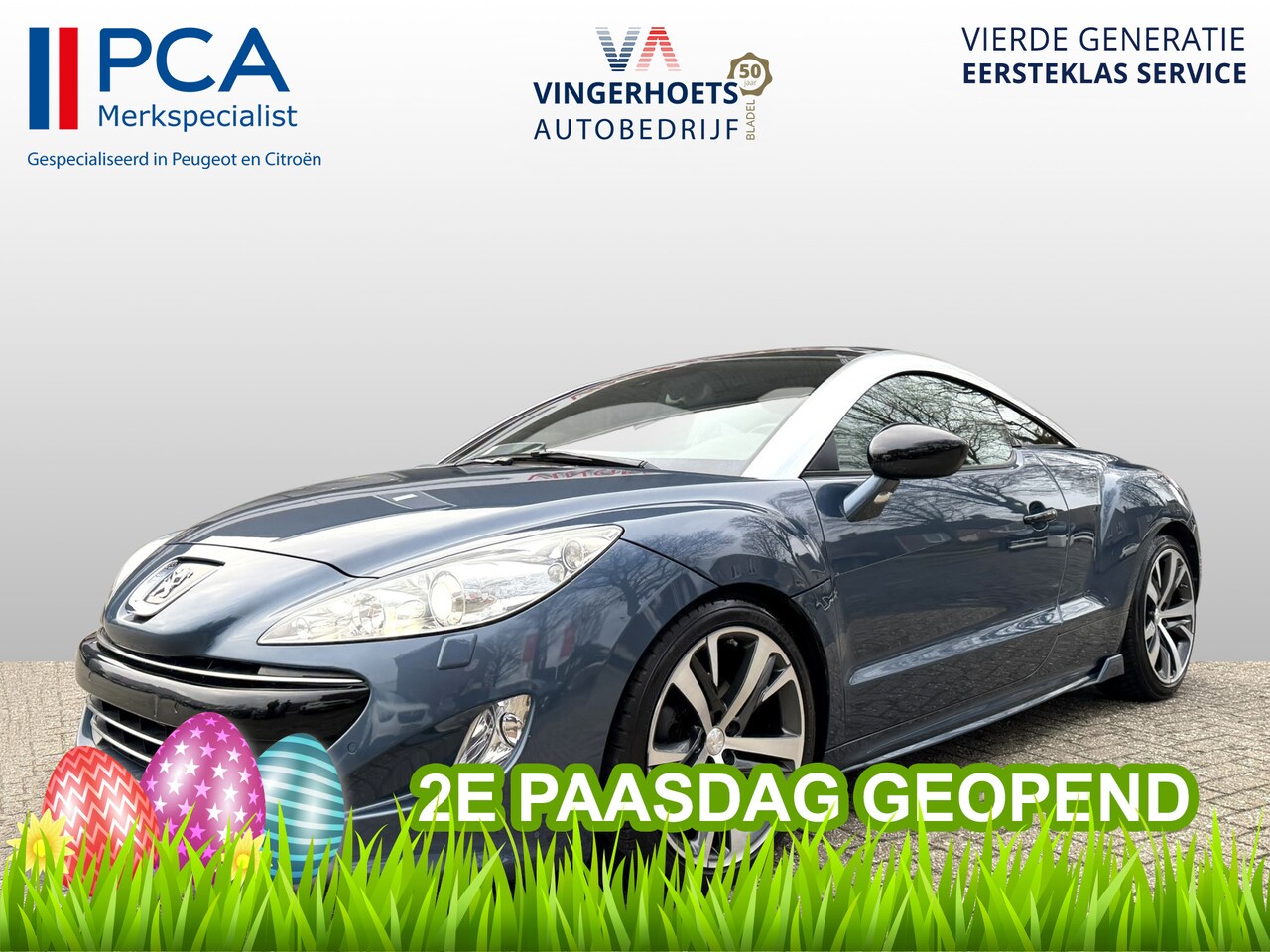 Peugeot RCZ - *** 157 Pk Turbo Coupé * AUTOMAAT * 100% Benzine * * Zwart Leder * Elektrisch bedienbare e - AutoWereld.nl