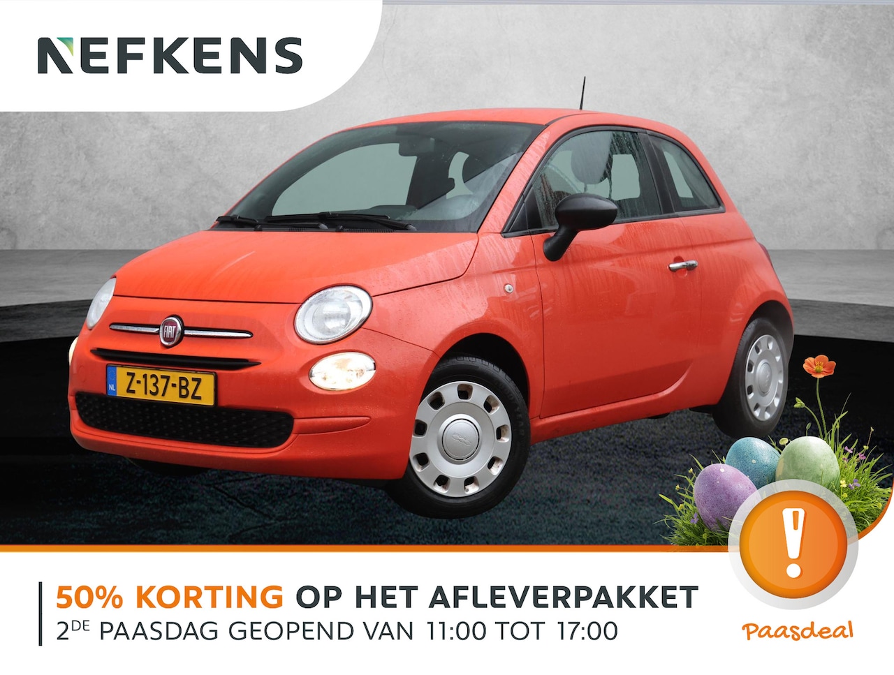 Fiat 500 - 1.0 Hybrid Urban | Airco | Bluetooth | Airco | Stuurwiel bediening | - AutoWereld.nl