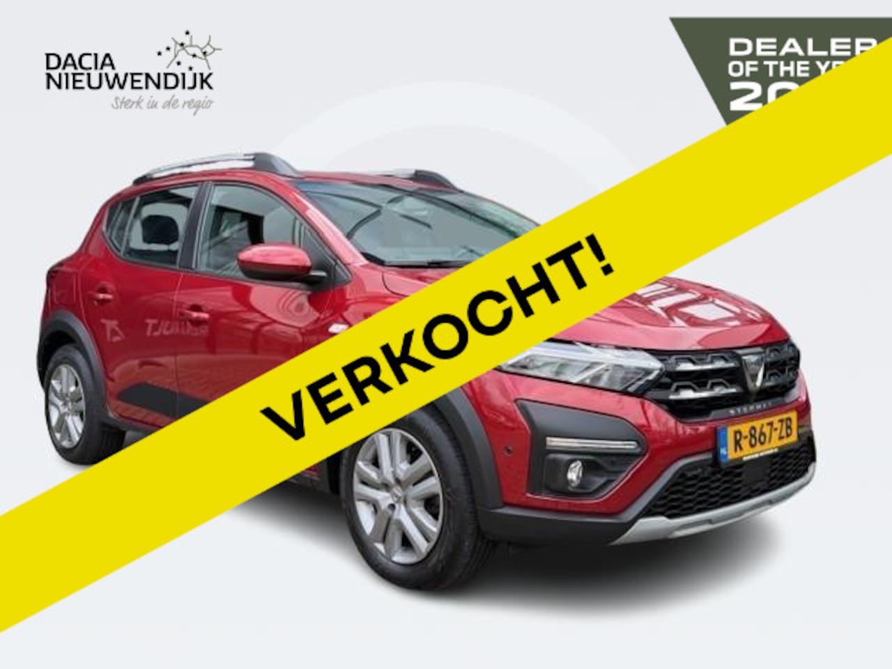 Dacia Sandero Stepway - TCe 90 Comfort / TREKHAAK / DEALER OND. / 1E EIGENAAR / CAMERA / PDC V+A / BLINDSPOT / CRU - AutoWereld.nl