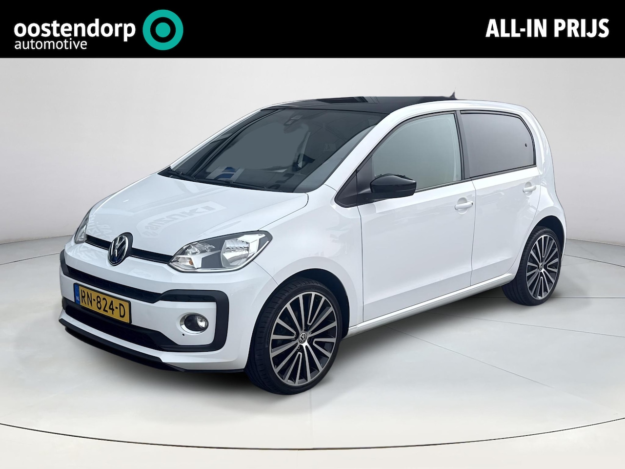 Volkswagen Up! - 1.0 TSI BMT high up! 90 pk 1e Eig. achteruitrijcamera | Stoelverwarming | 1e Eigenaar |par - AutoWereld.nl