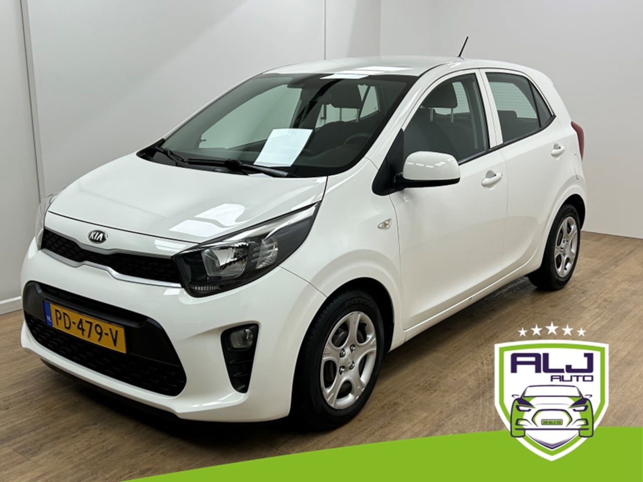 Kia Picanto - Occasion 1.0 CVVT EconomyPlusLine | Wit | Tweedehands Kia Picanto | Airco | Usb audio - AutoWereld.nl