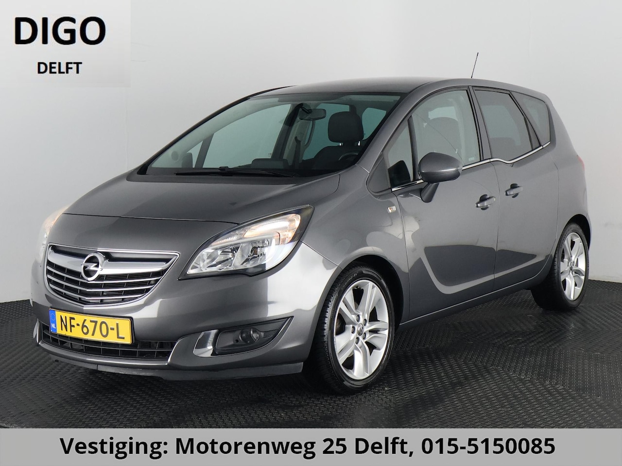 Opel Meriva - 1.4 COSMO TURBO AUTOMAAT . STOEL & STUUR VERWARMING . FULL MAP NAV . PARKEERSENSOREN ACHTE - AutoWereld.nl
