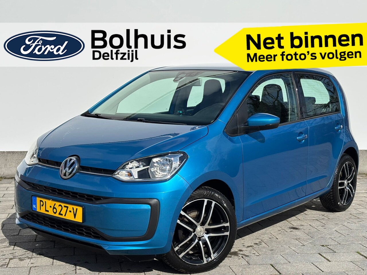 Volkswagen Up! - 1.0 BMT move up! Airco | Lichtmetaal | All Season | Bluetooth | Dealer onderhouden - AutoWereld.nl