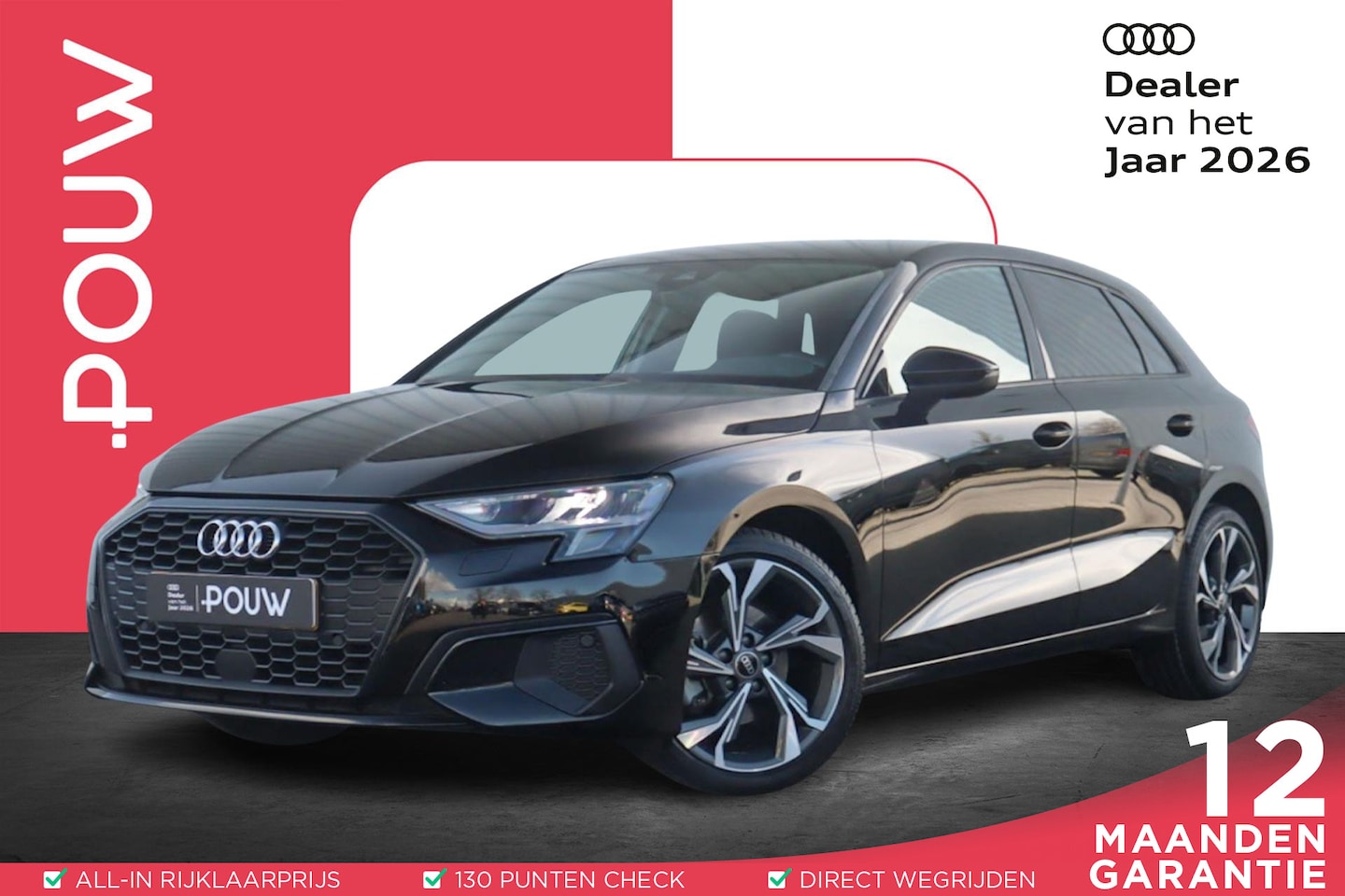 Audi A3 Sportback - 30 TFSI 116pk S-tronic Pro Line | Adaptive Cruise | Apple Carplay/Android Auto - AutoWereld.nl