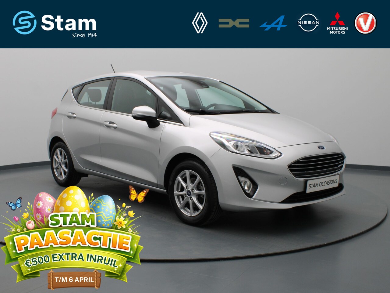 Ford Fiesta - EcoBoost 95pk Titanium Cruise | Climate | Carplay | Parkeersens. achter - AutoWereld.nl
