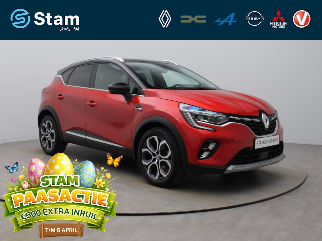 Renault Captur - TCe 140pk Intens EDC/AUTOMAAT Camera | Climate | Navi | Parksens. v+a | Stoel -/ Stuur ver - AutoWereld.nl