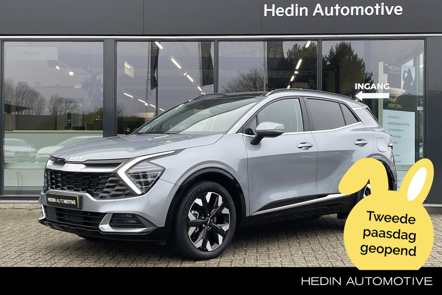 Kia Sportage - 1.6 T-GDi PHEV Plug-in Hybrid AWD DynamicPlusLine | 65 km Elektrisch WLTP | Trekhaak | Pan - AutoWereld.nl