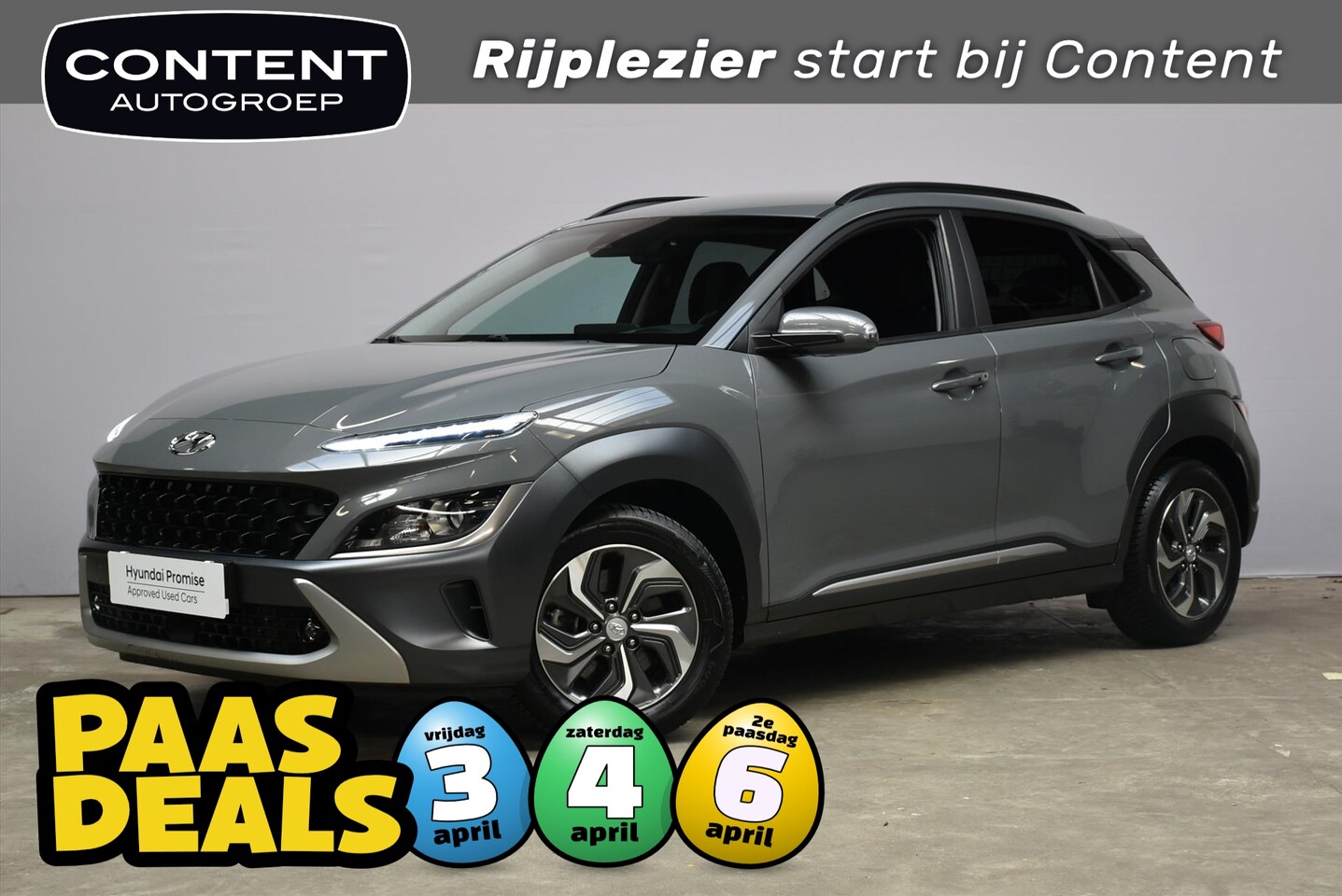 Hyundai Kona - 1.6 GDI HEV 141pk DCT Fashion I TREKHAAK - AutoWereld.nl