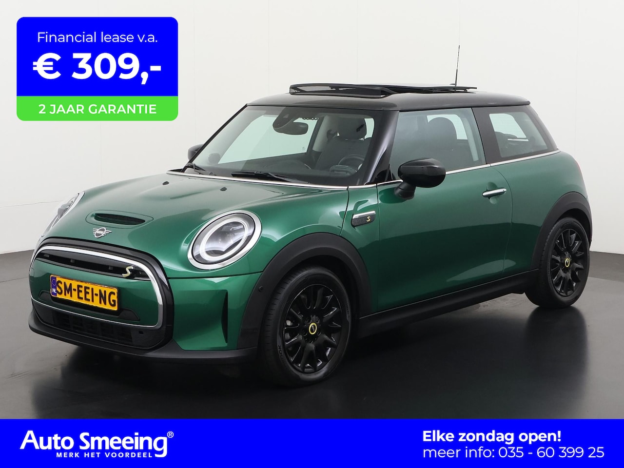 MINI Mini-Electric - Premium Edition 33 kWh | SOH 100% | Panoramadak | Leder | Harman/Kardon | Zondag Open! - AutoWereld.nl