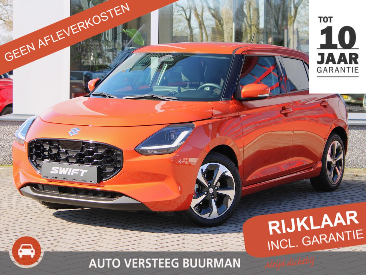 Suzuki Swift - 1.2 Style Smart Hybrid All-Seasons, Adaptieve Cruise en Climate Control, Elektrisch Inklap - AutoWereld.nl