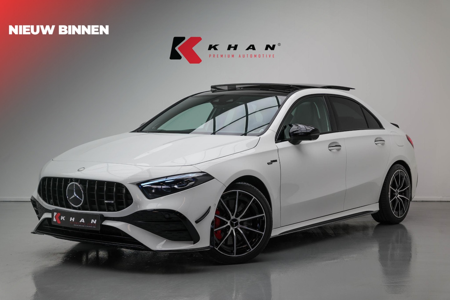 Mercedes-Benz A-klasse - AMG 35 4MATIC |Bomvoll!|Pano|Kuipstoelen|360Camera|HUD|Memory|ACC|Dodehoek| - AutoWereld.nl