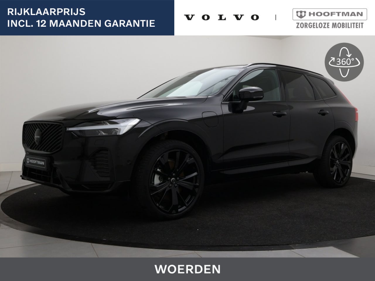 Volvo XC60 - T6 PLUG-IN HYBRID ULTRA BLACK EDITION *NIEUW MODEL* LUCHTVERING - AutoWereld.nl